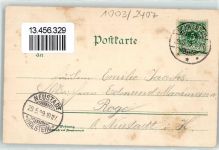 23611 W2407 Bad Schwartau 1899 Lithographie Waldhalle Pariener Berg Geertz Hotel Bahnhof Wilhelmsquelle