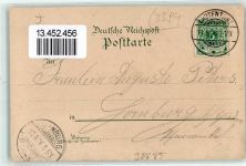 38685 W3394 Lautenthal 1896 Lithographie Hotel Rathaus