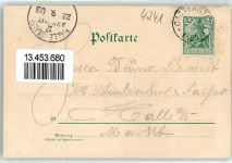38889 O3721 Cattenstedt 1903 Gebrauchsspuren St. Georg Kirche Kriegerdenkmal Gasthaus Weissen Ross St. Petri Kirche Lithographie