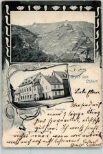 56299 W5405 Kobern 1907 Gebrauchsspuren Hotel Simonis