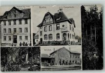 36205 W6443 Sontra 1920 - Gasthaus zur Sonne Postgebäude Bahnhof