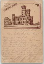 18609 O2337 Binz 1895 Vorläufer Jagdschloss Granitz Insel Rügen