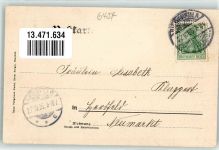 36272 W6434 Niederaula 1905 - Kirche die Post das Amtsgericht