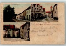 94419 W8386 Hornach , Niederbay 1902 - Französisches Tor Vorstadtstraße Hauptstraße