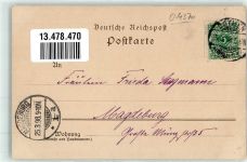 16259 O1311 Cöthen 1898 Lithographie Heinrichsplatz Schalaunische Straße Postamt Schlossgarten Lutz'sche Klinik