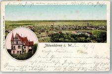 49477 W4530 Ibbenbüren 1903 - Wohnhaus Bahnpost Rheine - Lohme Zug 528