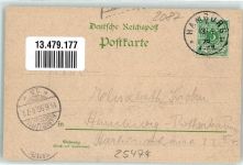 25474 W2087 Bönningstedt 1898 Lithographie C. H. Reumanns Gasthaus Rugenbergen