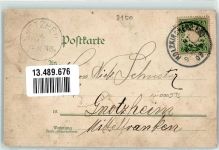 83607 W8150 Holzkirchen , Oberbay 1903 Gebrauchsspuren Oberbräu Bahnhof Taubenberg Bahnhofstraße Litho