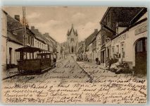 Bon-Secours 1904 - Pferdestraßenbahn Geschäft Kirche La Grand´Rue
