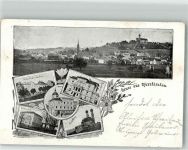 84347 W8340 Pfarrkirchen , Niederbay 1898 - Gartiberg Pfarrkirche Altes Rathaus