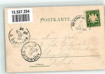 86356 W8902 Westheim b Augsburg 1901 Lithographie Wallfahrtskirche Kobel Margeriten