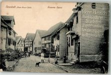 35279 W3577 Neustadt Hessen - Krumme Gasse Hund Kinder Buchbinderei Henrich