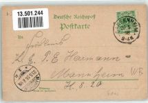 64625 W6140 Bensheim 1898 Lithographie Knodener Höh' Ernst Ludwig-Turm Mathildentempel Gasthaus