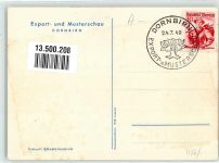 6850 Dornbirn Künstlerkarte Export u. Musterschau sign. Schwetz