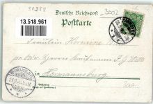 30989 W3007 Gehrden , Han 1898 Lithographie Gehrender Berge Berg Gasthaus Gartenwirtschaft