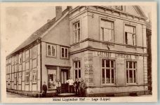 32791 W4937 Lage , Lippe Foto AK Hotel-Gasthaus Lippischer Hof