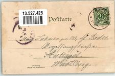 88069 W7992 Tettnang 1898 Lithographie Bezirkskrankenhaus Bahnhof Tor Schloss