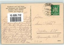 01814 O8320 Schmilka Foto AK Konditorei-Cafe Prüfer
