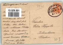 79418 W7846 Schliengen 1918 Foto AK Gasthaus zum Bahnhof Bahnpost Frankfurt-Basel Zg. 6071