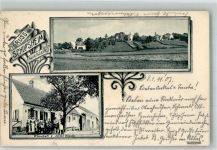 86356 W8902 Schlipsheim 1907 Gebrauchsspuren Gasthaus Rössle