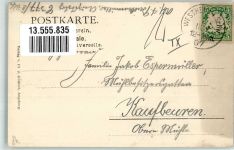 86356 W8902 Schlipsheim 1907 Gebrauchsspuren Gasthaus Rössle