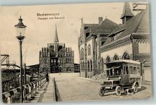 Neu Skalmierschütz Nowe Skalmierzyce 1916 - Postamt Bahnhof Oldtimer