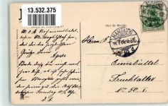 25709 W2222 Marne , Holst 1906 - Bahnhofstraße Postamt