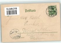 07768 O6906 Kahla , Thür 1905 Lithographie Marktplatz Leuchtenburg