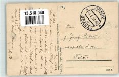 Jirkov Görkau - Rothenhauserstraße Briefmarken Bildseite