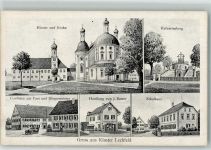 86836 W8933 Klosterlechfeld - Gasthaus zur Posr u. Bürgermeister Kalvarienberg Schulhaus