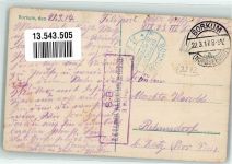 26757 W2972 Borkum 1917 - Strandstraße m. Inselhalle S.B. K.S.7. Landst. Inf. Batl. XIX. 23. III