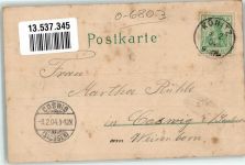 07333 O6803 Könitz 1904 Lithographie Burg Könitz