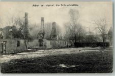 Memel Klaipeda - Althof Schlachtstätte Feldpost WK I
