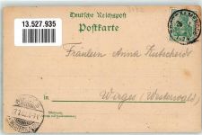 37247 W3432 Großalmerode 1902 Lithographie Bilstein Aussichtsturm Gasthaus Bilstein