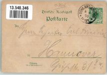 02894 O8901 Sohland a. Rotstein 1899 Gebrauchsspuren Lithographie Gasthaus Rothstein Aussichtsturm Farnblätter