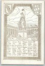W8000 München Absolvia Luitpold-Kreis-Oberrealschule Abitur 1919