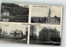 09366 O9151 Beutha - Hadelberg Angerteich Turnhalle Schule