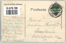 66538 W6680 Neunkirchen , Saar 1909 - Gruß-Postpaketkarte Ein Paket mit 1000 Grüssen Das Schützenhaus