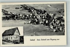 78655 W7213 Seedorf , Württ - Fliegeraufnahme Gasthaus zum Rössle