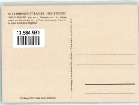 Heinz Berger Zeichnung O. Graf Ritterkreuzträger Künstlerkarte