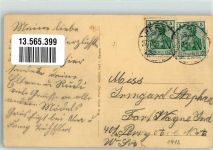 07980 O6602 Berga , Elster 1914 - Gasthaus Schützenhaus