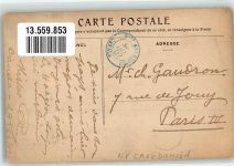 Noumea 1907 - Tracht Fischer Kinder Briefmarke Bildseite