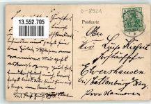 02906 O8921 Diehsa 1910 - Schule Kirche Postagentur Pfarrhaus Fahrrad