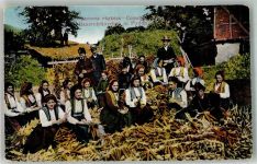 Sofia Sophia Foto AK Pirdop Tracht Bauernkränzchen