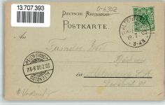 98701 O6302 Altenfeld b Ilmenau, Thür 1900 BOAKC Vorläufer Druck um 1890 Kahlert Holzwegweiser Gasthaus