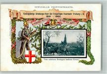 W7800 Freiburg im Breisgau 50jährige Gründungs-Feier Freiwillige Wehr Feuerwehr 1901 BOAKC