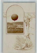 O6100 Meiningen Ballon Aufstieg Reißnagelloch Ballon BOAKC