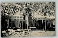 19370 O2850 Parchim Foto AK Gasthaus Schützenhalle im Buchholz Gartenwirtschaft