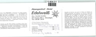 87534 W8974 Steibis Klapp AK Gasthaus Edelweiß
