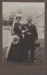 W8964 Nesselwang Photograph A. Tanner Hochzeit Trachten Bayern CDV